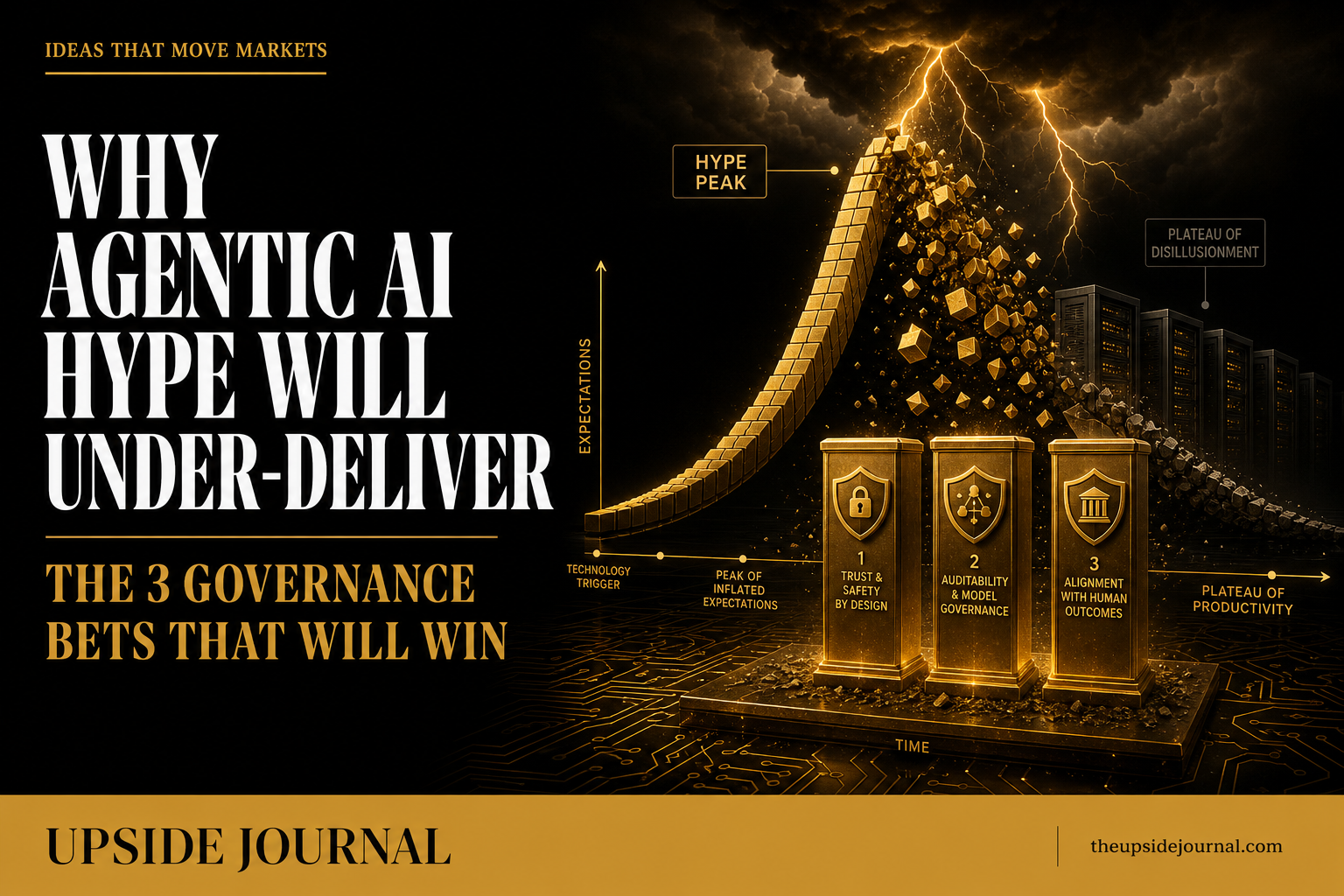 Why Agentic AI Hype Will Under-Deliver for Most Enterprises in Late 2026 — And the 3 Governance Bets That Will Win — Upside Journal