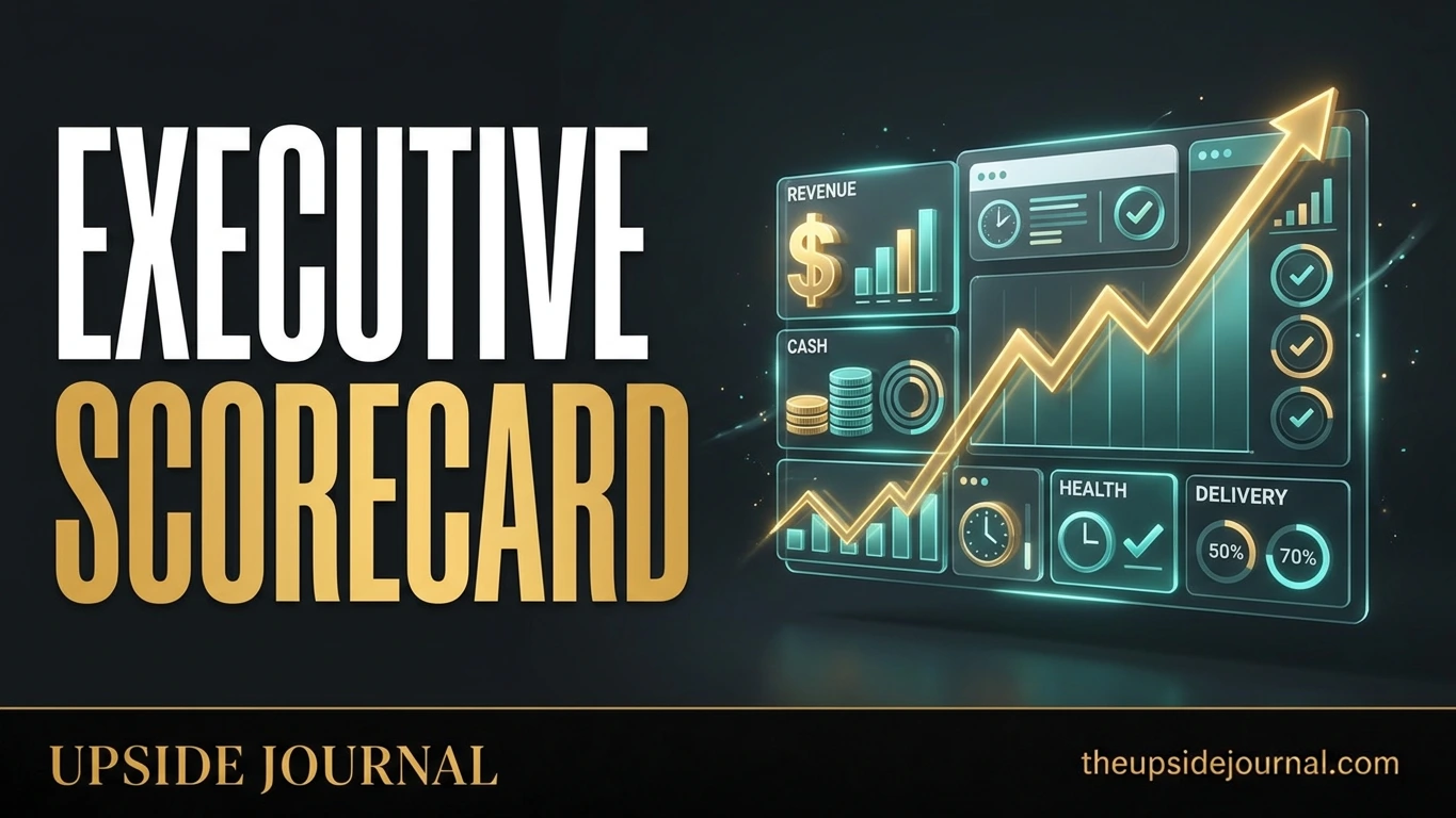 The Weekly Executive Scorecard: Executive KPI Dashboard Metrics Every Leader Should Track