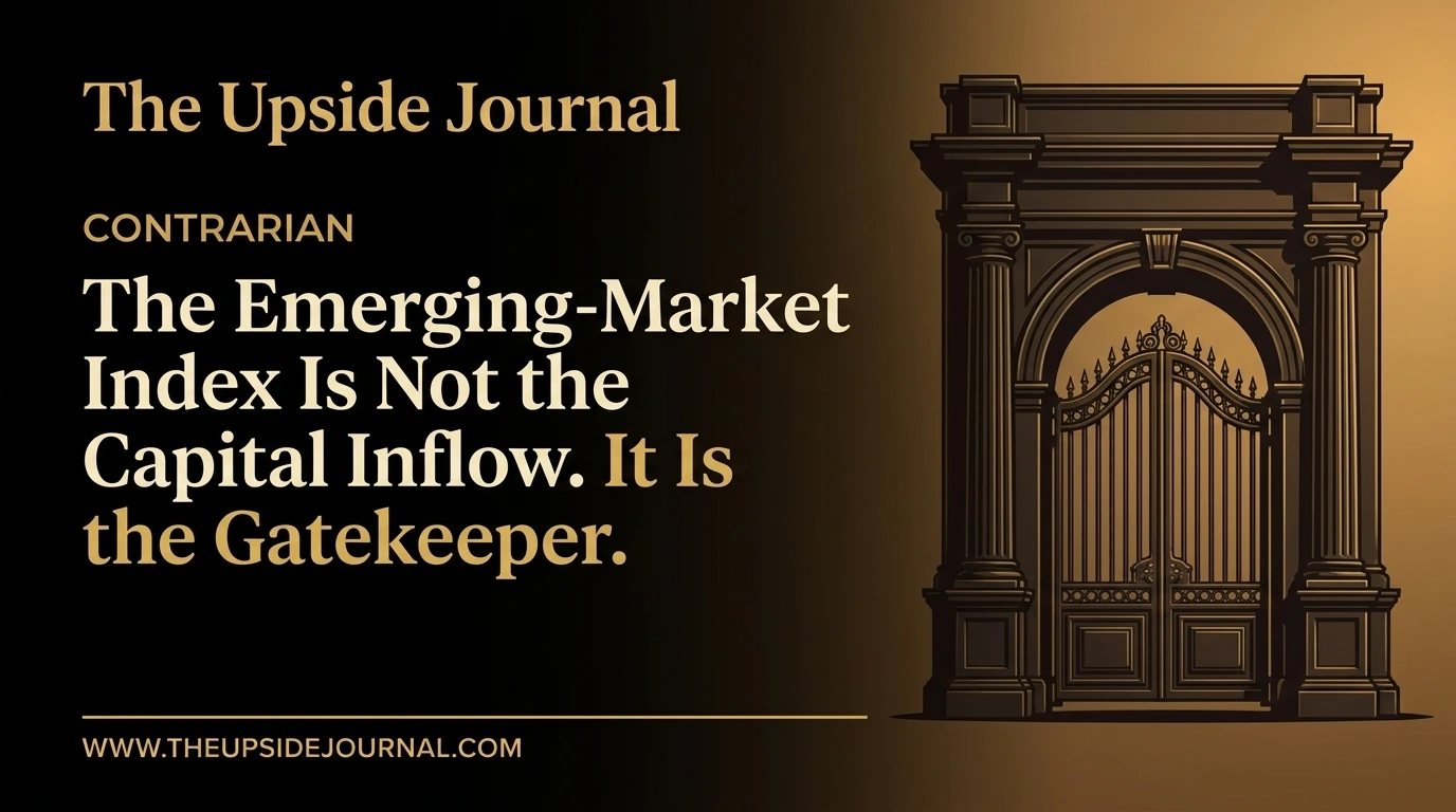 Index inclusion creates eligibility and visibility; actual capital still depends on liquidity, accessibility, returns and risk. | Upside Journal