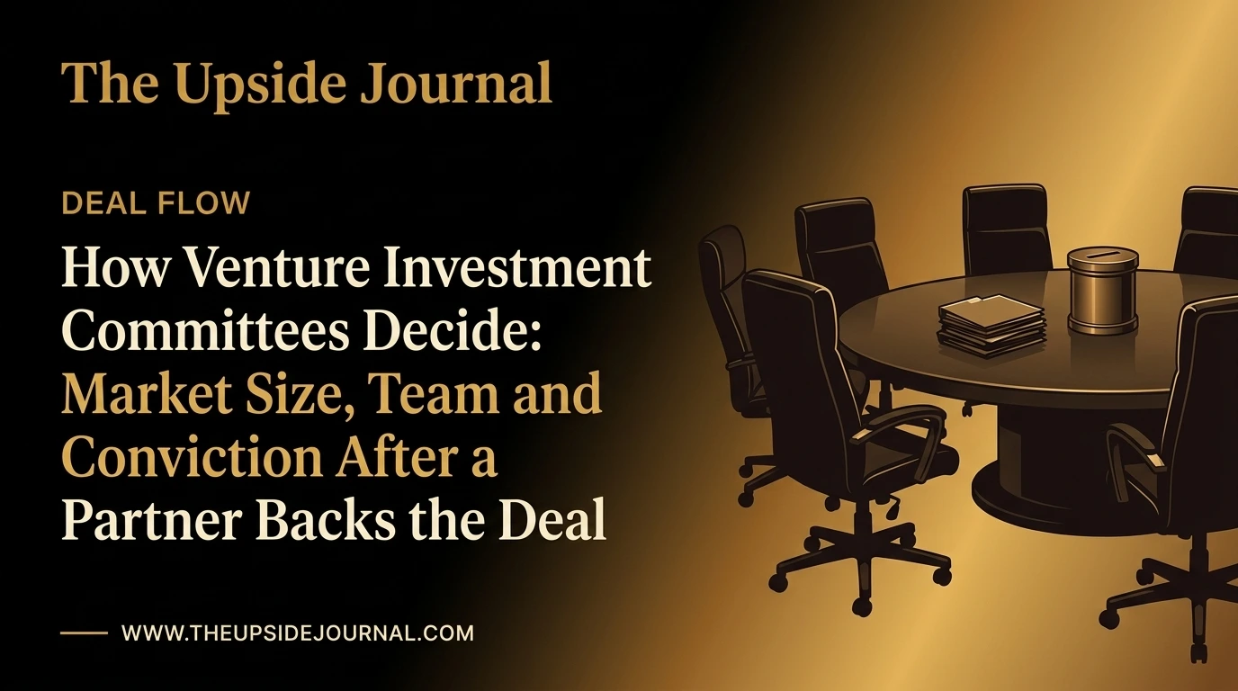 How Venture Investment Committees Decide: Market Size, Team and Conviction After a Partner Backs the Deal