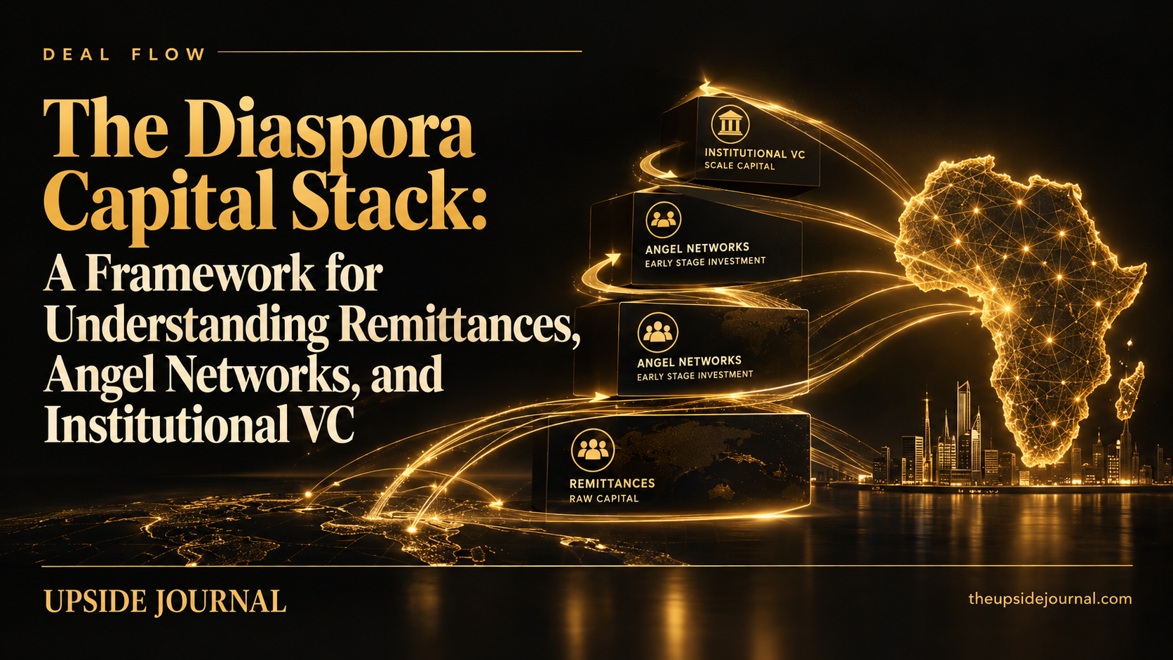 The Diaspora Capital Stack: A Framework for Understanding Remittances, Angel Networks, and Institutional VC | Upside Journal