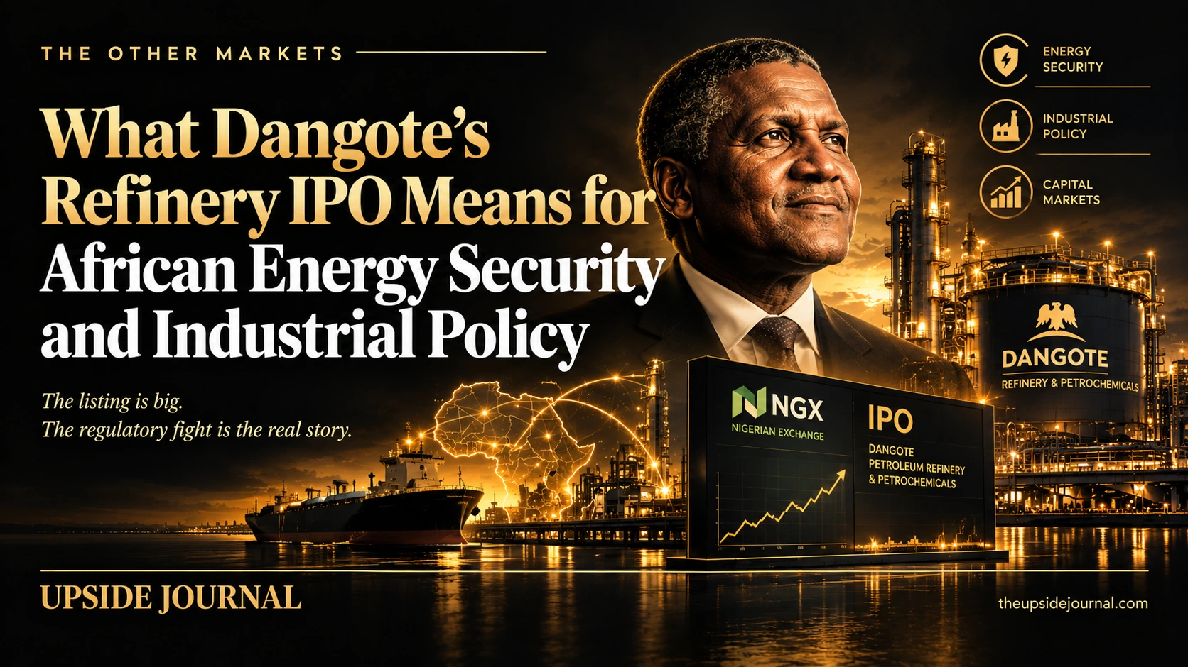 What Dangote's Refinery IPO Means for African Energy Security and Industrial Policy | Upside Journal
