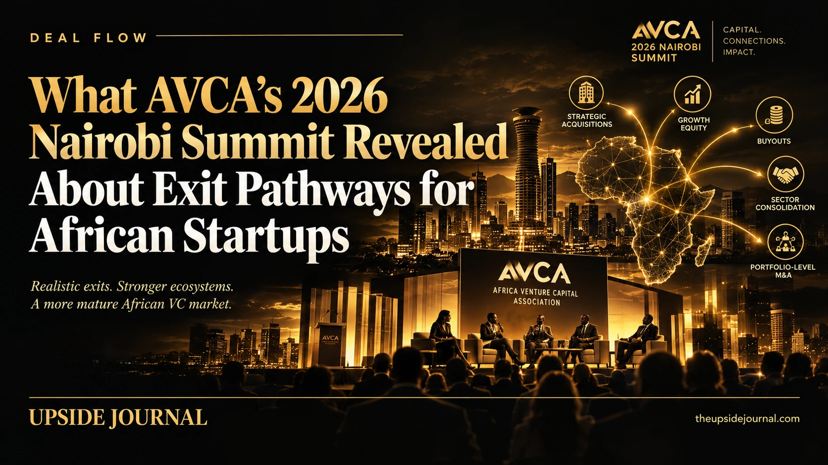 African VC just had its Jumia reckoning, publicly, at AVCA's own summit. Here's what replaces the IPO narrative | Upside Journal