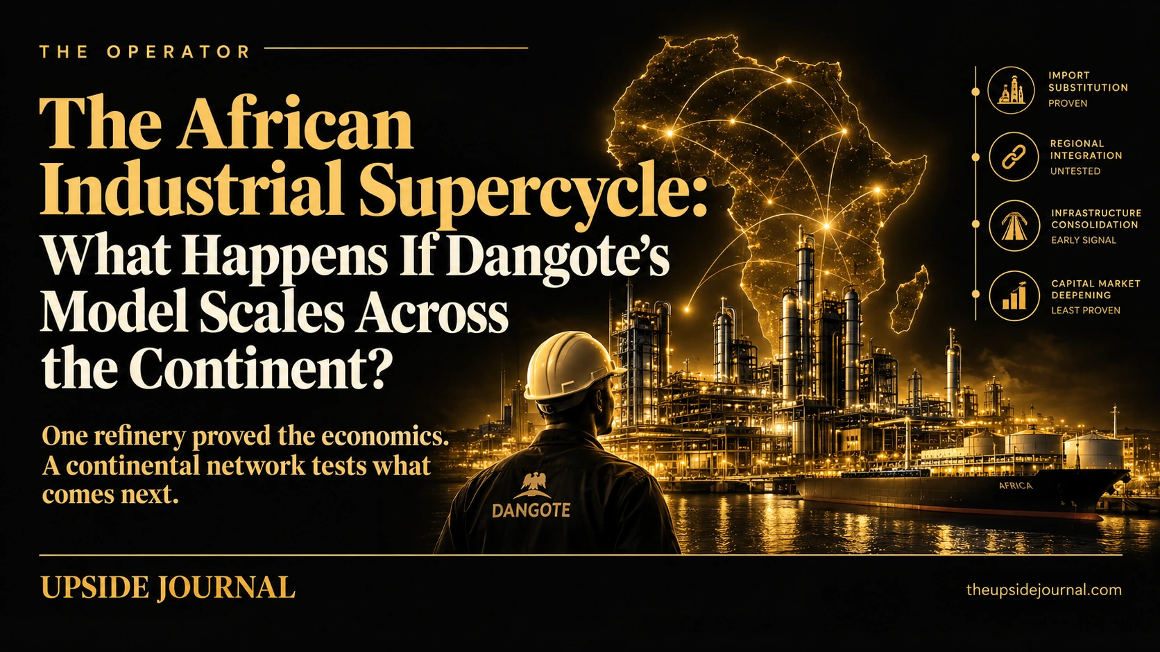 The African Industrial Supercycle: What Happens If Dangote's Model Scales Across the Continent? | Upside Journal