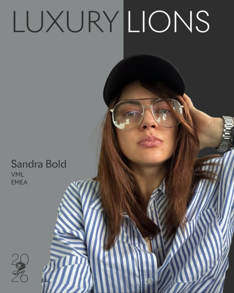 Sandra Bold — CCO at VML EMEA, 2026 Luxury Lions Jury member