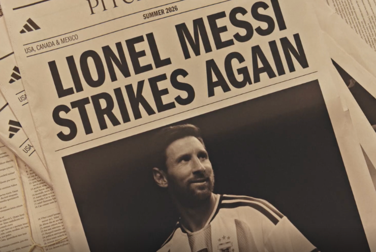 Lionel Messi World Cup 2026 — one in four ads, ten-foot inflatables, billions of impressions